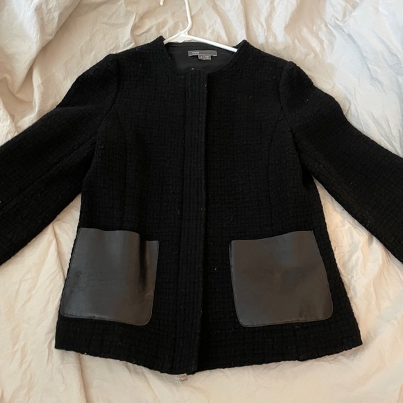 Vince Leather Jacket - Picture 1 of 3